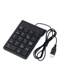 Buy Mini USB Numeric Keyboard Black in Saudi Arabia