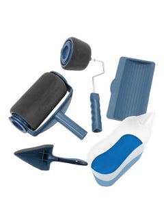 Buy 5-Piece Roller Paint Brush Set Blue/Grey in Saudi Arabia