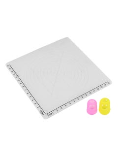 Buy Type D 3D Printing Pen Design Mat Templates With Basic Shapes White in UAE