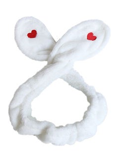 Buy Rabbit Ears Designed Headband White in Saudi Arabia