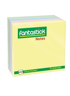 Buy 400- Piece Stick Notes Pink/Green/Yellow in UAE