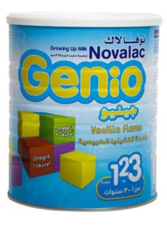 Buy Genio Growing-Up Vanilla Flavour Milk 800grams in UAE