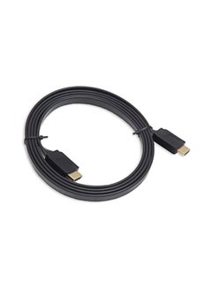 Buy Flat HDMI To HDMI Flat Cable Black in Saudi Arabia