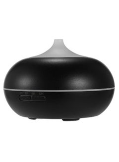 Buy Ultrasonic LED Air Humidifier 300ML Black in UAE