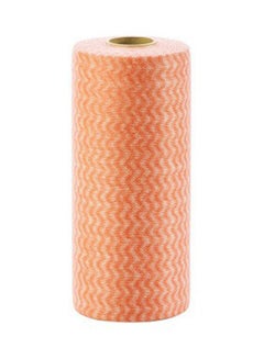 Buy Non-woven Disposable Wiping Cleaning Cloth Roll Orange in Egypt