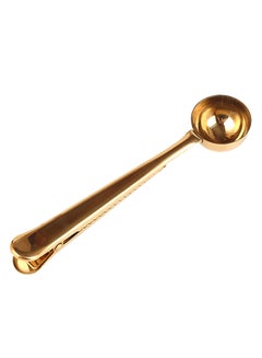 Buy Stainless Steel Coffee Spoon Gold in Saudi Arabia