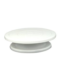 Buy Turntable Cake Revolving Stand White in Egypt