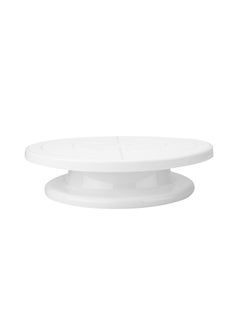 Buy Plastic Cake Icing Rotating Display Stand White in Egypt