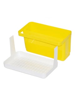 Buy Kitchen Organizer Cutlery Storage Holder Yellow in UAE