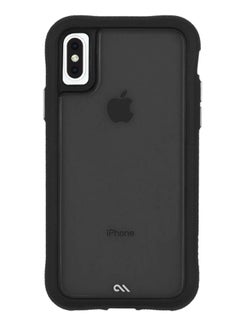 Buy Protective Snap Case Cover For iPhone XS Max Black/Grey in UAE