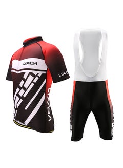 Buy Cushion Padded Riding Cycling Jersey Set XL in Saudi Arabia