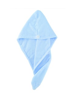 Buy Quick-drying Microfiber Bath Towel Blue 60cm in Saudi Arabia