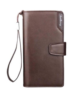 Buy Leather Card Case Holder Brown in UAE