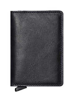 Buy Leather Card Case Holder Black in UAE