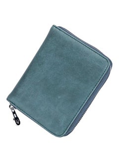 Buy Leather Card Case Holder Blue in Egypt