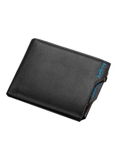 Buy Faux Leather Wallet Black in UAE