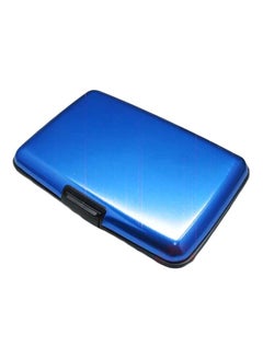 Buy Aluminium Lock Wallet Blue in UAE