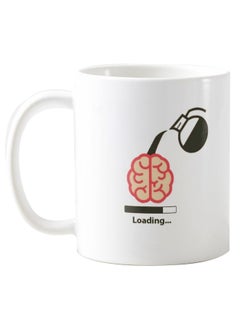 Buy Loading Coffee Printed Mug White in Saudi Arabia