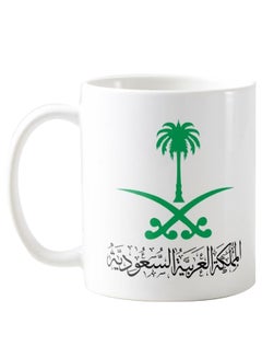 Buy KSA Printed Mug White in UAE