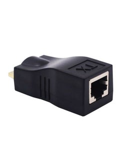 Buy HDMI Extender To RJ45  Ethernet Adapter Black in Egypt