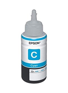 Buy T6642 EcoTank Ink Bottle, Cyan Ink for Printer Refill, 70ml - Cyan in UAE