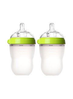 Buy 2-Piece Natural Feel Feeding Bottle Set - 250 ml in UAE