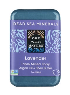 Buy Dead Sea Minerals Triple Milled Soap - Lavender 200grams in UAE