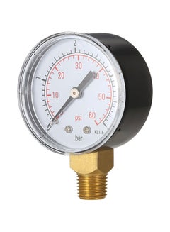 Buy Hydraulic Pressure Gauge Meter Manometer Black 0.07kg in UAE