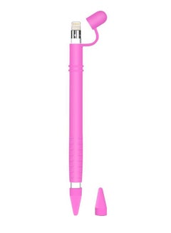 اشتري Sleeve Case Cover With Charging Cap Holder For Apple Pencil Pink في مصر