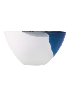 Buy Serving Bowl Blue/White/Orange 1500g in UAE