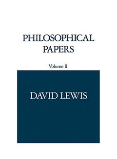 اشتري Philosophical Papers Paperback English by David Lewis في الامارات