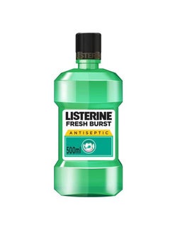 Buy Fresh Burst Antiseptic Mouthwash Green 500ml in UAE