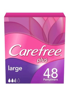 Buy 48-Piece Breathable Panty Liners L in Saudi Arabia