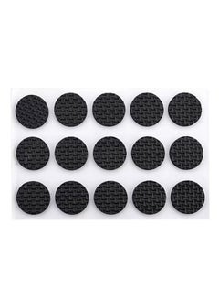 Buy 30-Piece Self Adhesive Furniture Leg Feet Rug Pads Set Black 0.8inch in UAE