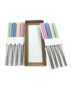 Buy 16-Piece Multi-Utility Chopsticks Set Multicolour 6.9inch in Saudi Arabia