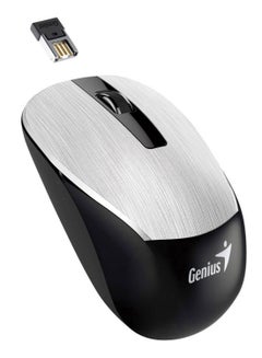 اشتري Stylish Wireless Mouse Black/Silver في الامارات