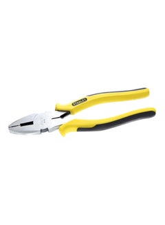 Buy Universal Bi-Material Handle Slip Joint Plier Yellow/Black 8inch in UAE