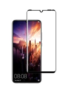 Buy Tempered Glass Screen Protector For Huawei P30 Pro Clear/Black in UAE