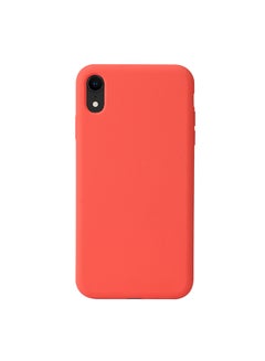 Buy Protective Case Cover For Apple iPhone XR Coral Red in Saudi Arabia