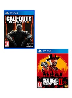 اشتري لعبة  Call Of Duty: Black Ops 3 + لعبة Red Dead Redemption 2 - playstation_4_ps4 في مصر