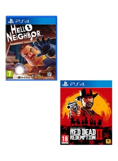 Buy Hello Neighbour + Red Dead Redemption 2 - (Intl Version) - PlayStation 4 (PS4) in UAE