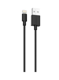 اشتري Pack of 3 USB Cable with Lightning Connector Black 0.6 متر في السعودية