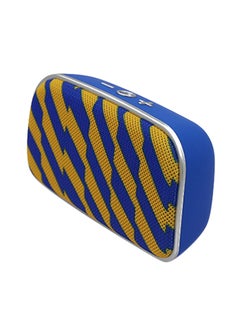 Buy Portable Bluetooth Speaker V3597 Blue/Yellow in Saudi Arabia