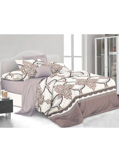 Buy 8-Piece King Size Comforter Set microfiber Multicolour in Saudi Arabia