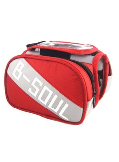 Buy Waterproof Front Zipper Cycling Pouch With Phone Storage Space in UAE