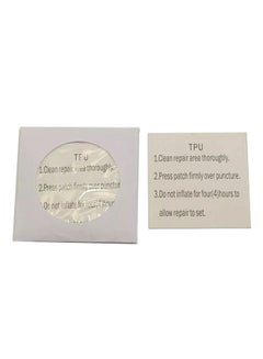 Buy Outdoor Tent Jacket Repair Tape Transparent 7 x 7cm in UAE