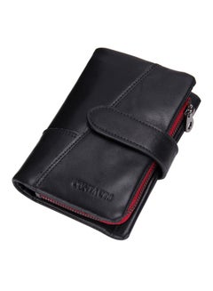 Buy Leather Bifold Wallet Black in UAE