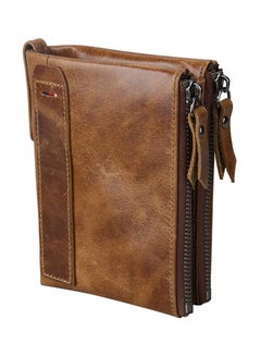 Buy Leather Wallet Brown in UAE