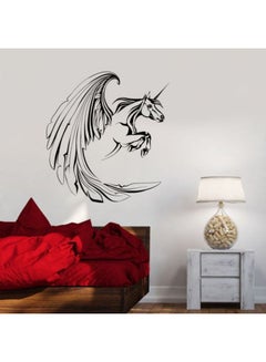 Buy Decorative Wall Sticker Black 96x150cm in Egypt