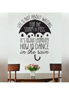 اشتري Motivational Wall Sticker Black 36x24 سنتيمتر في مصر